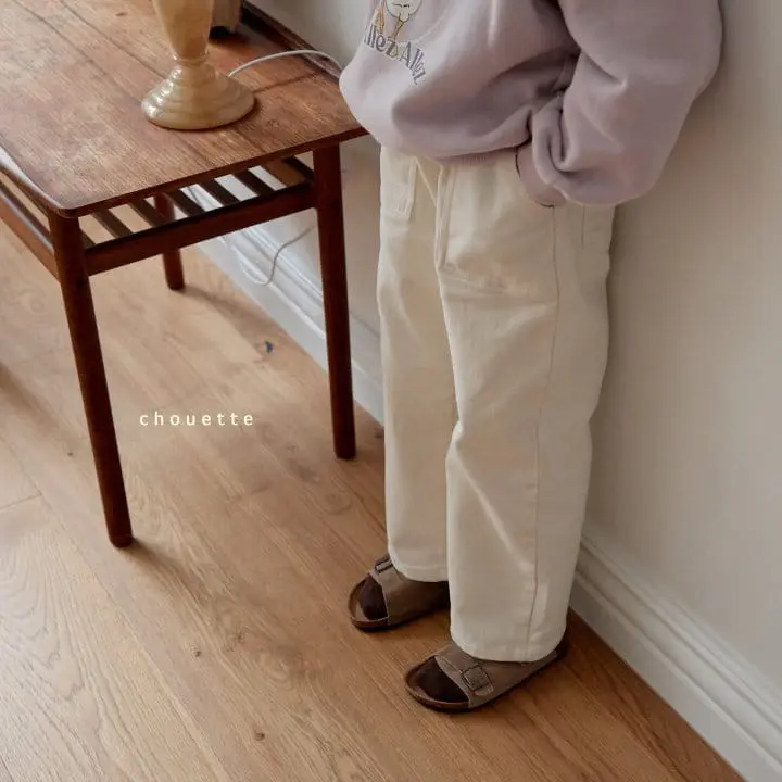 Chouette - Korean Children Fashion - #fashionkids - Stitch Pocket Pants - 4