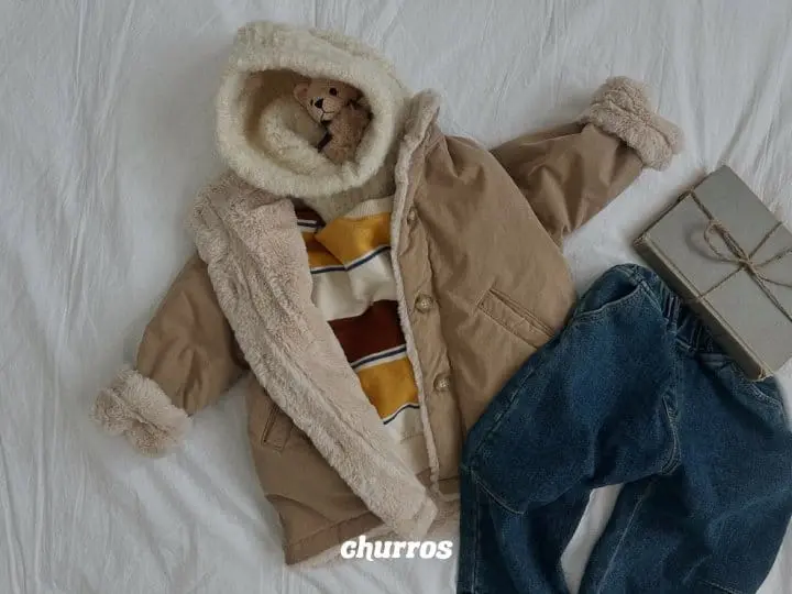 Churros - Korean Children Fashion - #Kfashion4kids - 23 Mink Jacket - 10