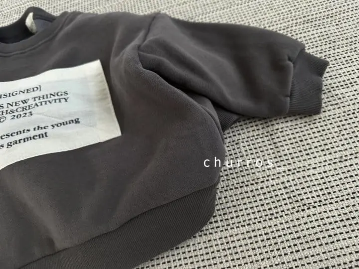 Churros - Korean Children Fashion - #discoveringself - Patch Fleece Sweatshirt - 11