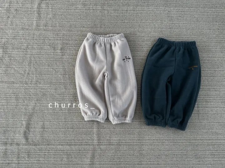 Churros - Korean Children Fashion - #discoveringself - Star Fleece Pants - 8