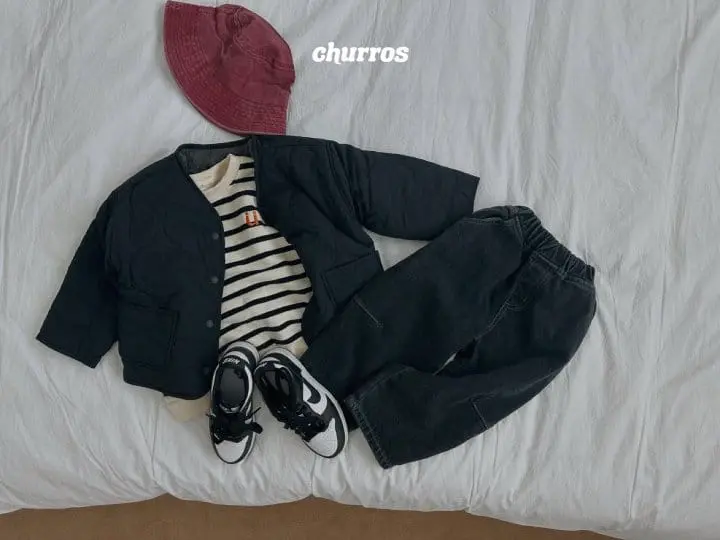 Churros - Korean Children Fashion - #kidsstore - Mink Quilting Jacket - 3