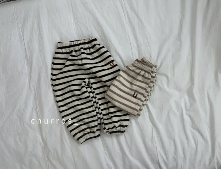 Churros - Korean Children Fashion - #magicofchildhood - U Stropes Pants - 6