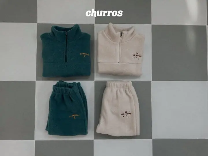 Churros - Korean Children Fashion - #prettylittlegirls - Star Fleece Vest - 8