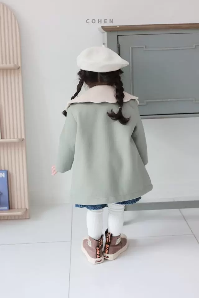 Cohen - Korean Children Fashion - #designkidswear - Clud Collar Coat - 4