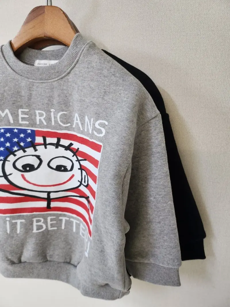 Cotton Candy - Korean Children Fashion - #minifashionista - Smile Sweatshirt - 3
