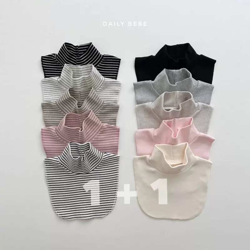 Daily Bebe - Korean Children Fashion - #designkidswear - 1+1 Fake Turtleneck