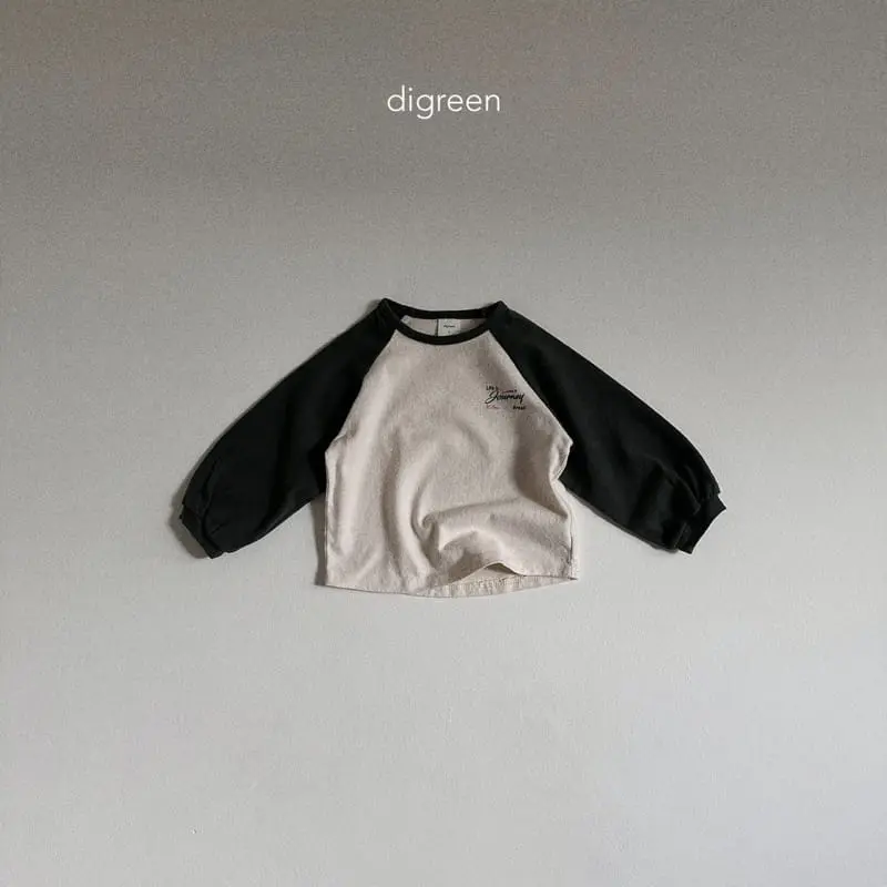Digreen - Korean Children Fashion - #kidzfashiontrend - Life Raglan Tee - 4