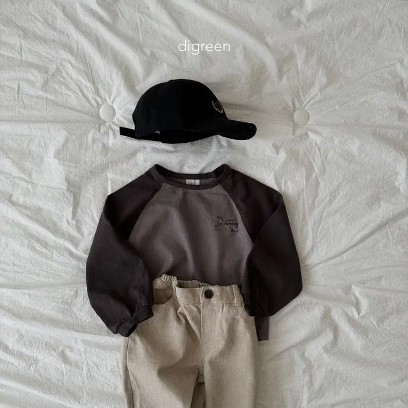Digreen - Korean Children Fashion - #childofig - Life Raglan Tee - 9