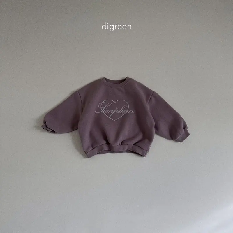 Digreen - Korean Children Fashion - #childofig - Heart Sweatshirt - 6