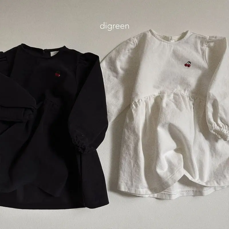 Digreen - Korean Children Fashion - #fashionkids - Cherry One-piece - 3