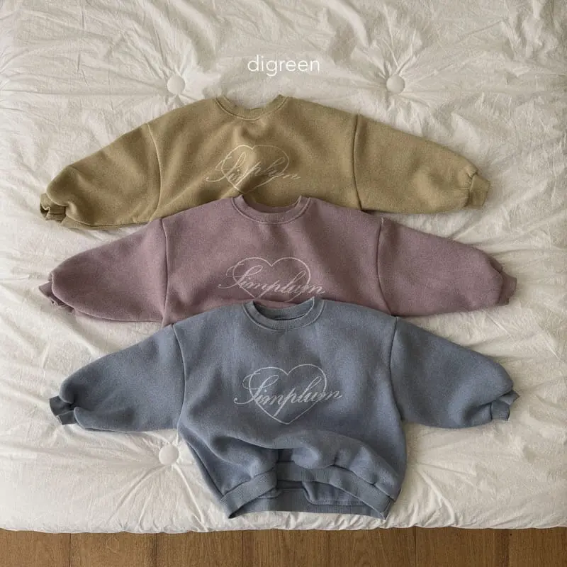 Digreen - Korean Children Fashion - #littlefashionista - Heart Sweatshirt