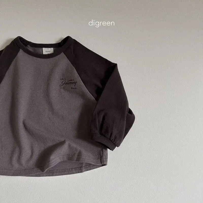 Digreen - Korean Children Fashion - #minifashionista - Life Raglan Tee - 7