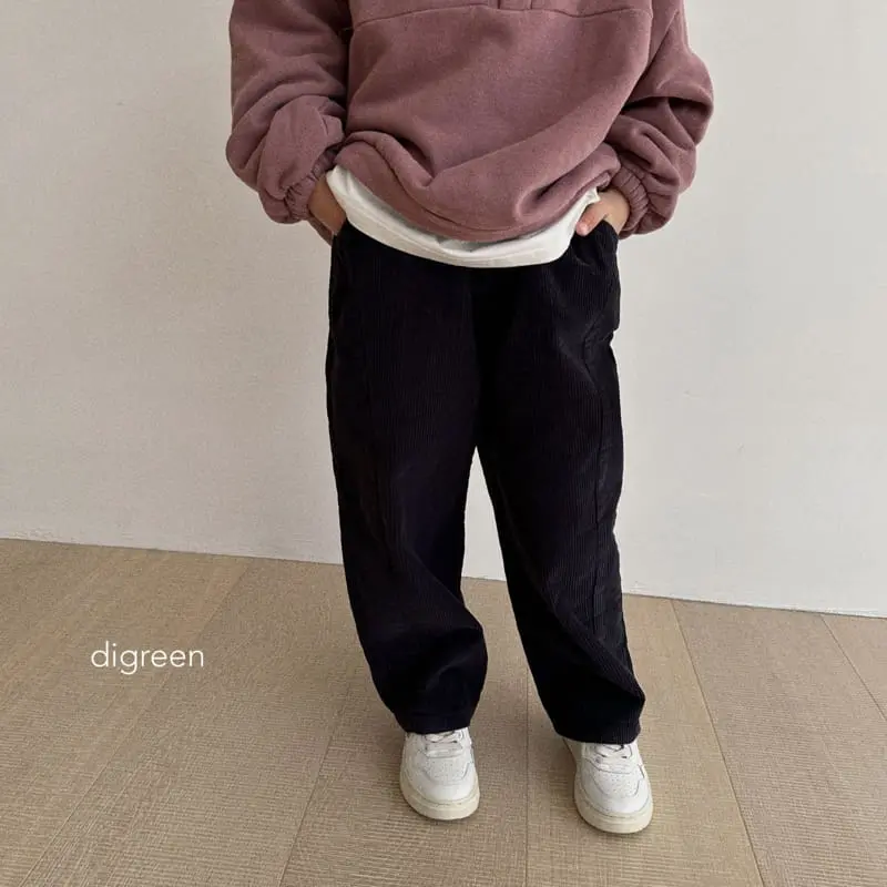 Digreen - Korean Children Fashion - #minifashionista - Bbu Shong Rib Pants - 12