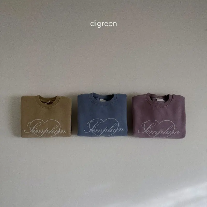 Digreen - Korean Children Fashion - #minifashionista - Heart Sweatshirt - 3