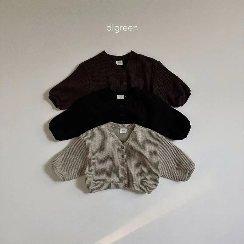 Digreen - Korean Children Fashion - #prettylittlegirls - Cozy Cardigan - 2