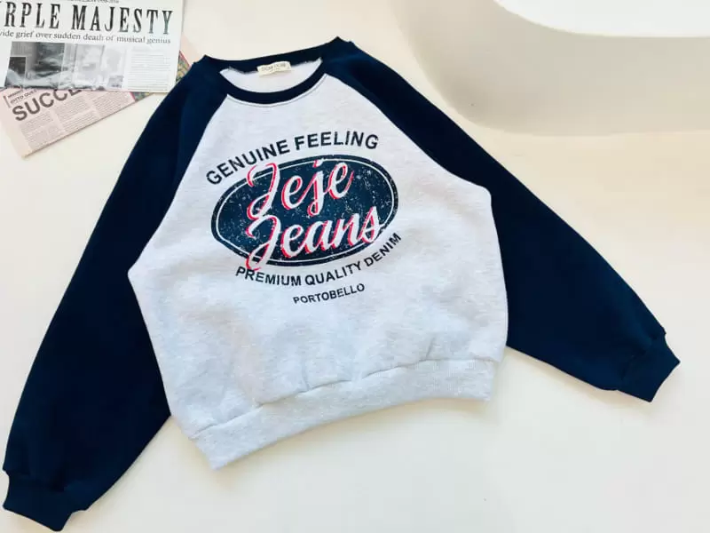Dore Dore - Korean Children Fashion - #childrensboutique - Jeje Raglan Sweatshirt - 2