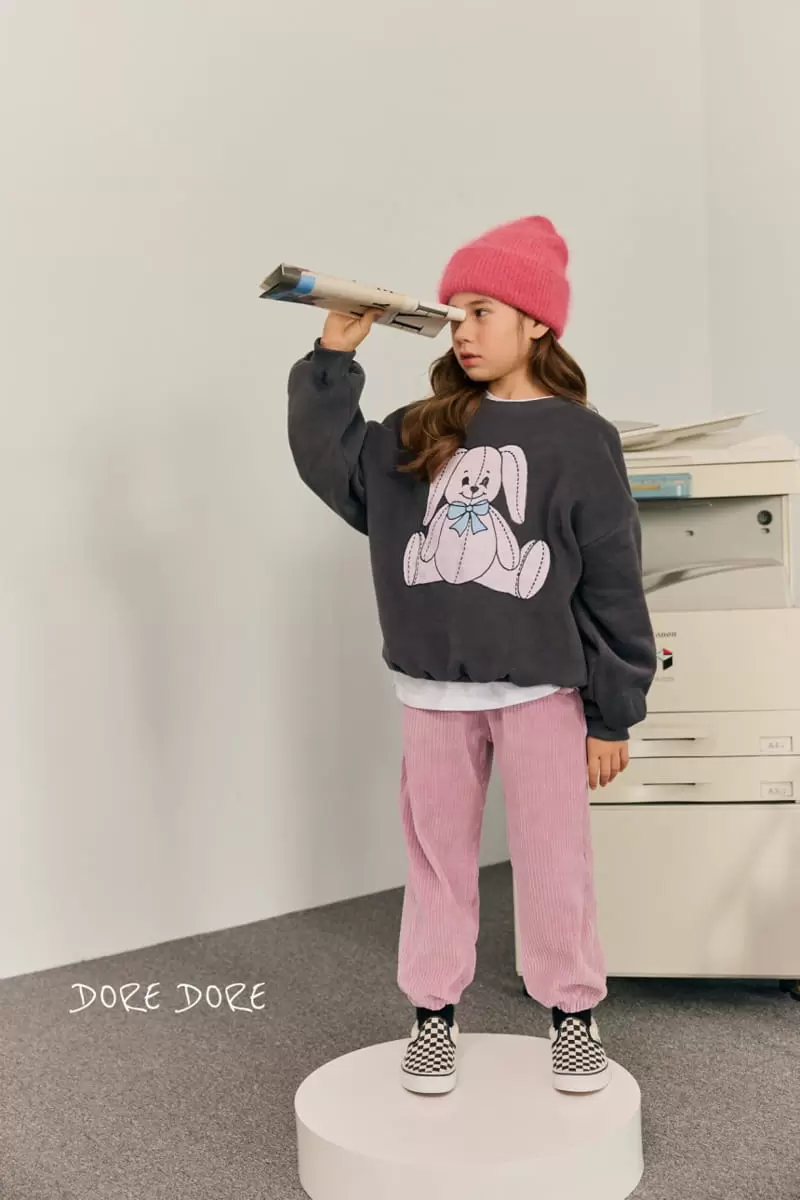 Dore Dore - Korean Children Fashion - #minifashionista - Stitch Rabbit Sweatshirt - 10