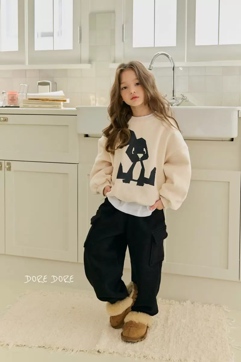 Dore Dore - Korean Children Fashion - #minifashionista - Rabbit Fleece Sweatshirt - 5