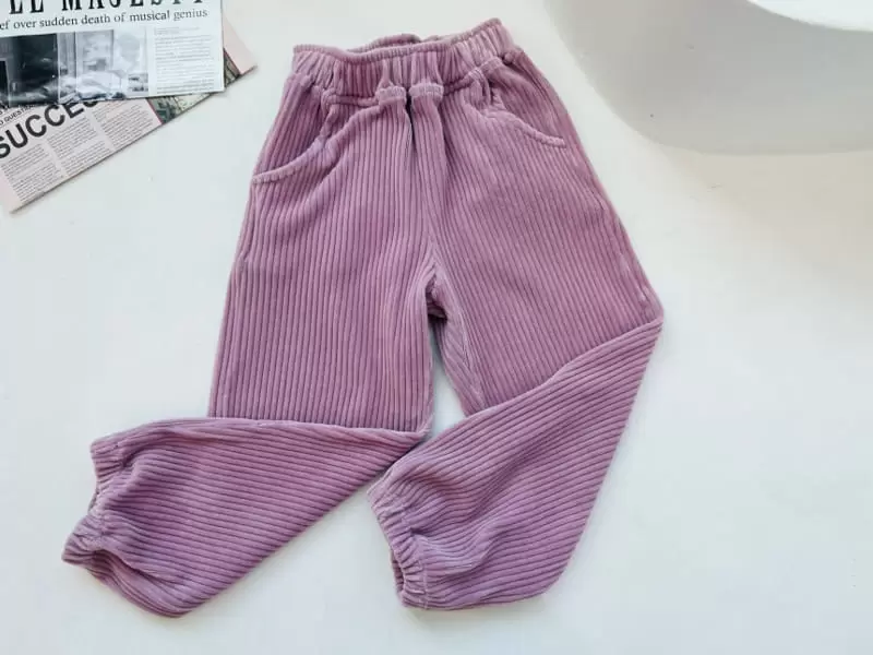 Dore Dore - Korean Children Fashion - #prettylittlegirls - Lami Veloure Pants - 2