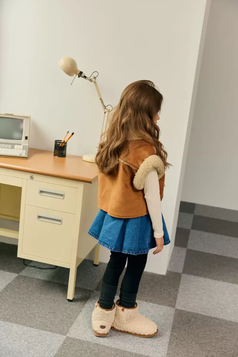 Dore Dore - Korean Children Fashion - #prettylittlegirls - Iv Skirt Leggings - 5