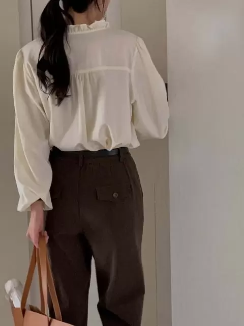 Dress Room - Korean Women Fashion - #momslook - Merry Corduroy Pants - 8