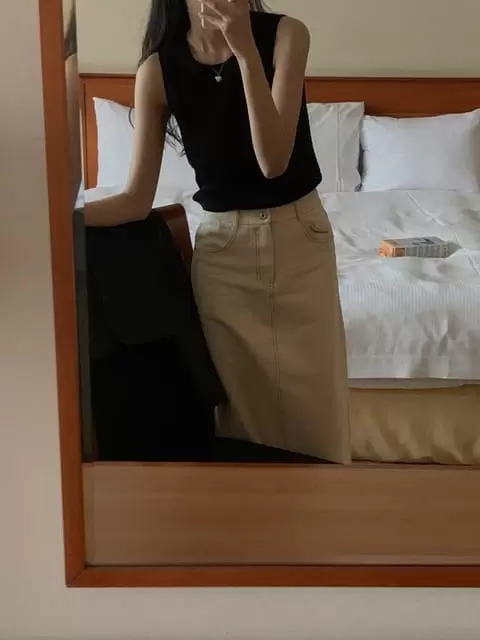 Dress Room - Korean Women Fashion - #momslook - Dau Knit Sleeveless - 7