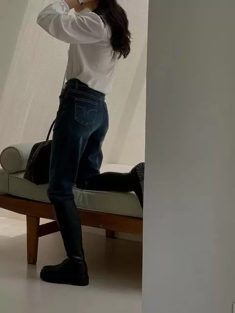 Dress Room - Korean Women Fashion - #momslook - Standard Jeans - 3