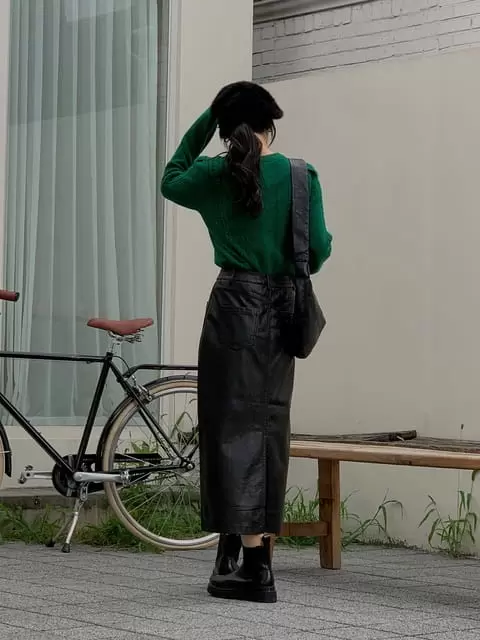 Dress Room - Korean Women Fashion - #restrostyle - Forest Cable Knit Tee - 12