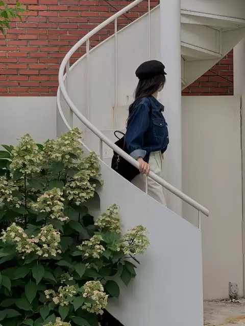 Dress Room - Korean Women Fashion - #restrostyle - Ancle Denim Shirt - 8