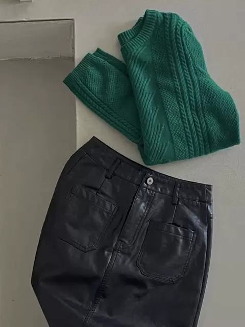 Dress Room - Korean Women Fashion - #vintagekidsstyle - Apfel Skirt - 9