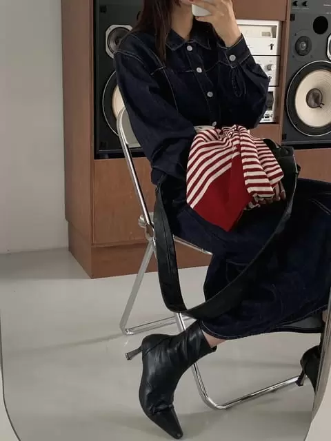 Dress Room - Korean Women Fashion - #womensfashion - Berlin Denim One-piece