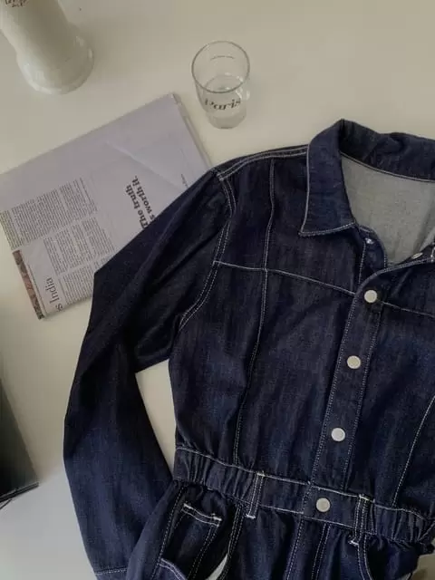 Dress Room - Korean Women Fashion - #womensfashion - Berlin Denim One-piece - 7