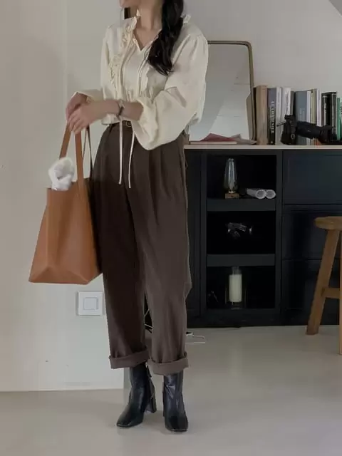 Dress Room - Korean Women Fashion - #womensfashion - Merry Corduroy Pants - 9