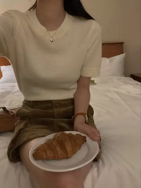 Dress Room - Korean Women Fashion - #womensfashion - Bread Knit Tee - 11