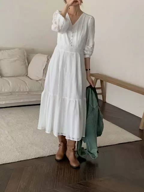 Dress Room - Korean Women Fashion - #womensfashion - Lace Mihwa One-piece - 11