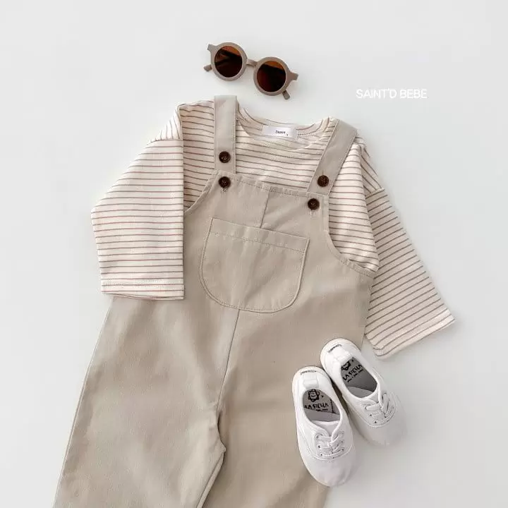 Dsaint - Korean Baby Fashion - #babyclothing - Cuty Dungarees Pants - 5