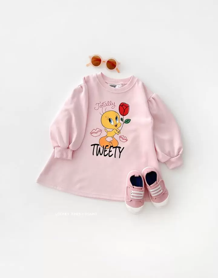 Dsaint - Korean Children Fashion - #Kfashion4kids - Twee Flo Puff One-piece - 9