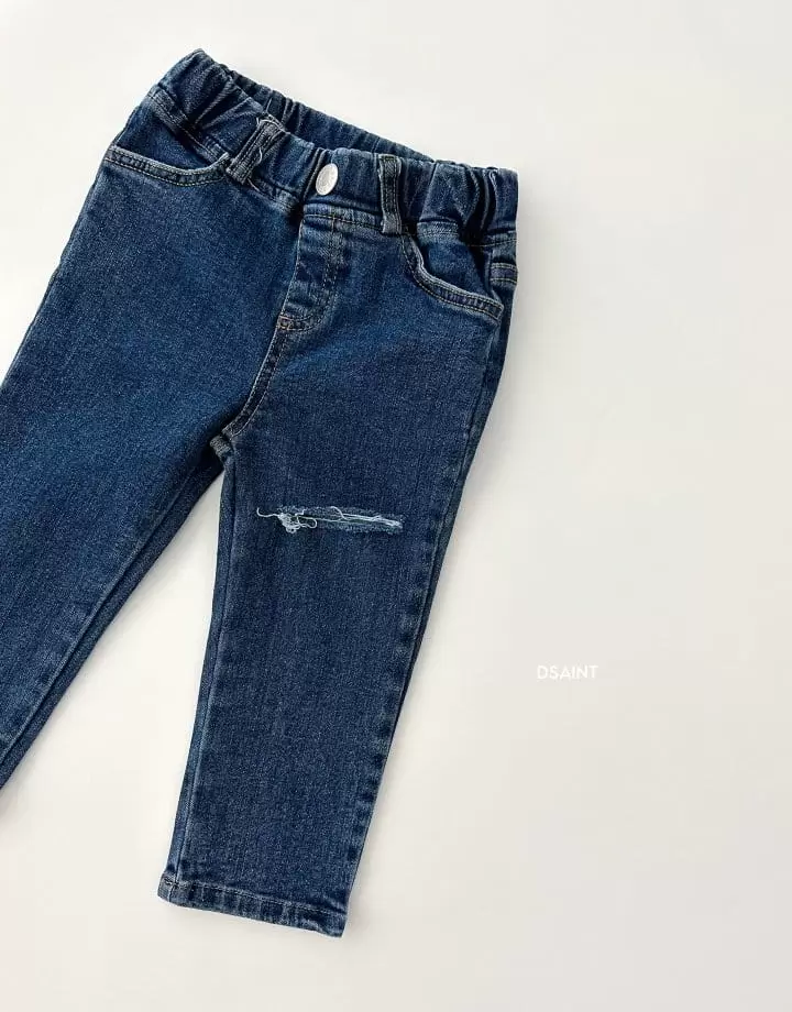 Dsaint - Korean Children Fashion - #discoveringself - Line Vintage Jeans - 3