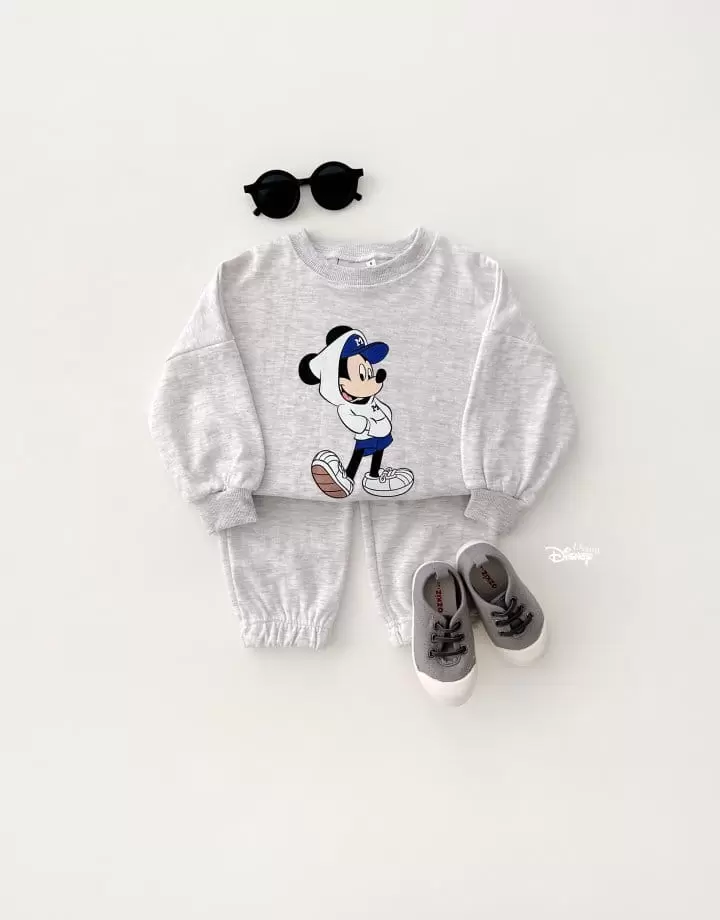 Dsaint - Korean Children Fashion - #fashionkids - Hoody M Top Bottom Set - 3