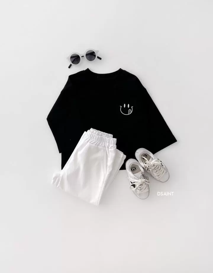 Dsaint - Korean Children Fashion - #minifashionista - Pocket Smile Tee - 6