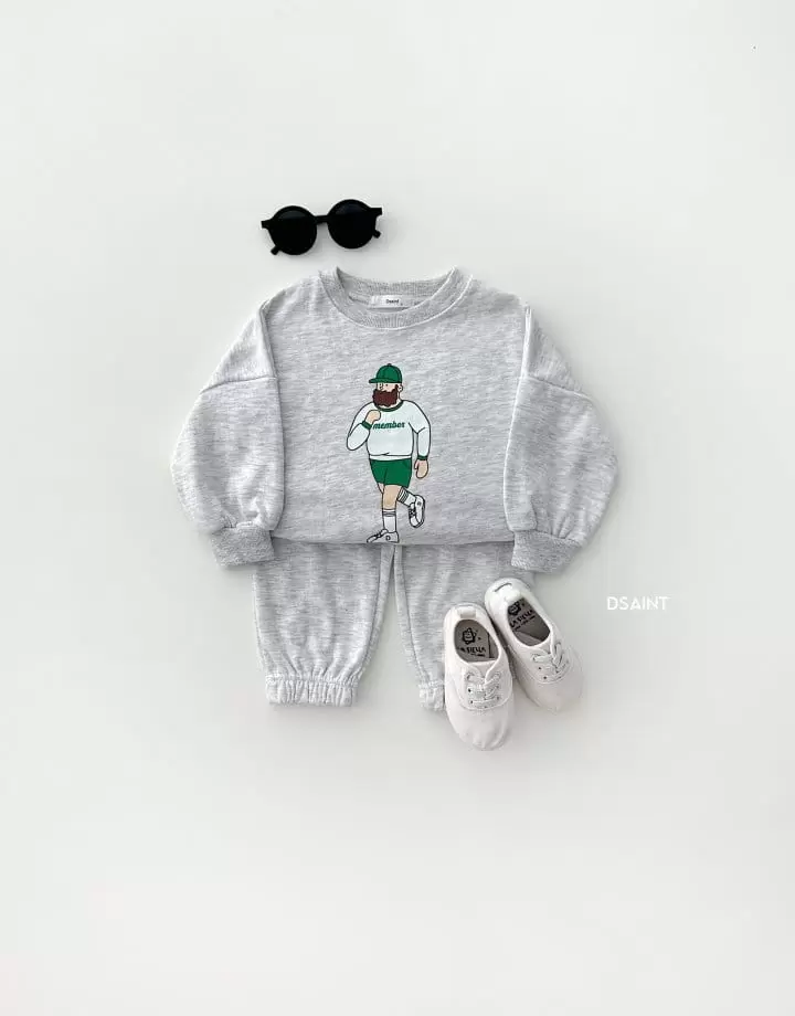 Dsaint - Korean Children Fashion - #minifashionista - Hike Hairy Person Top Bottom Set - 4