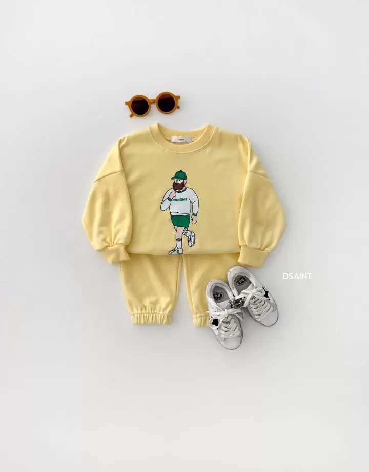 Dsaint - Korean Children Fashion - #todddlerfashion - Hike Hairy Person Top Bottom Set - 5