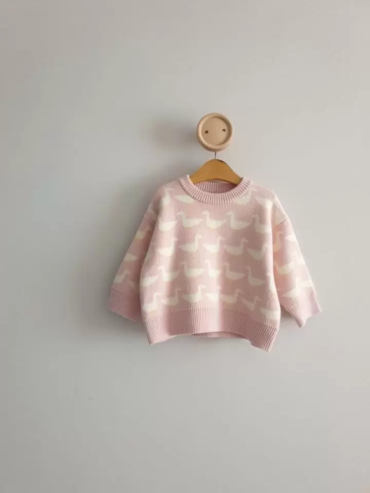 Eclair - Korean Children Fashion - #childofig - Duck Knit Tee