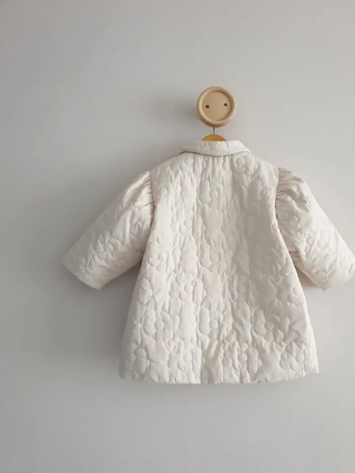 Eclair - Korean Children Fashion - #littlefashionista - Flower Padding Jacket - 12