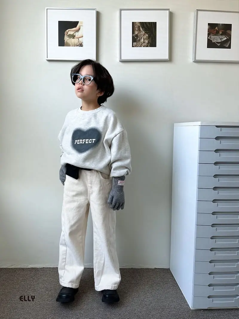 Ellymolly - Korean Children Fashion - #childofig - Perfect Heart Sweatshirt - 5