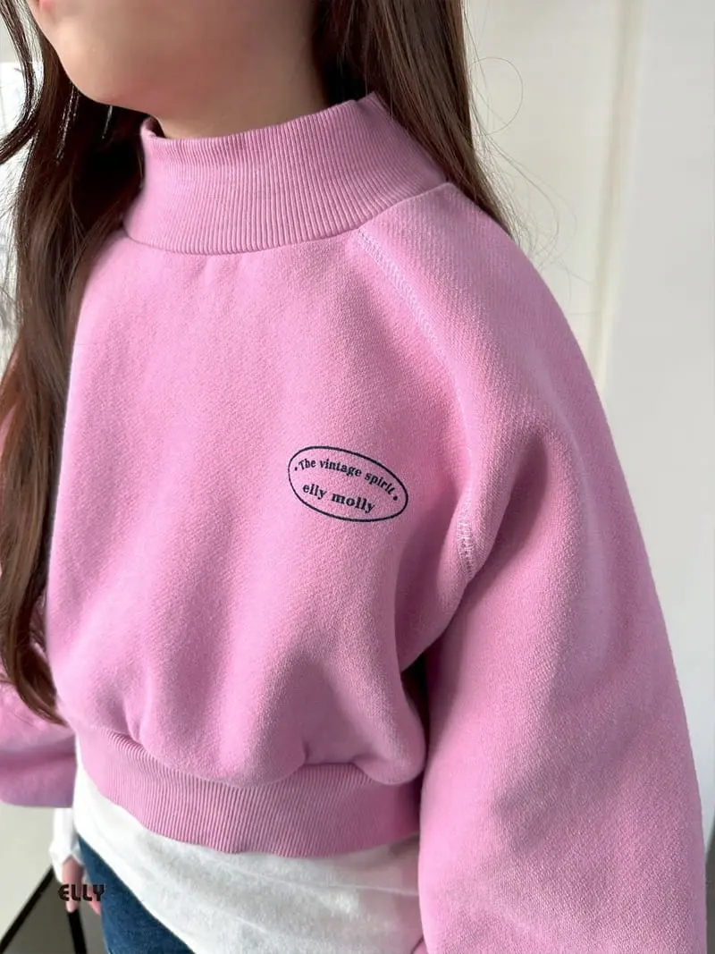 Ellymolly - Korean Children Fashion - #childofig - Polar Crop Sweatshirt - 3