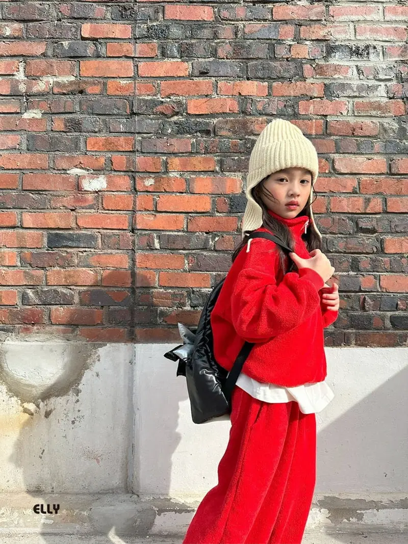 Ellymolly - Korean Children Fashion - #childofig - Hip Star Half Zip-up - 2