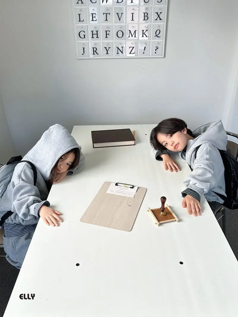 Ellymolly - Korean Children Fashion - #childofig - Warm Hoody Half Zip-up