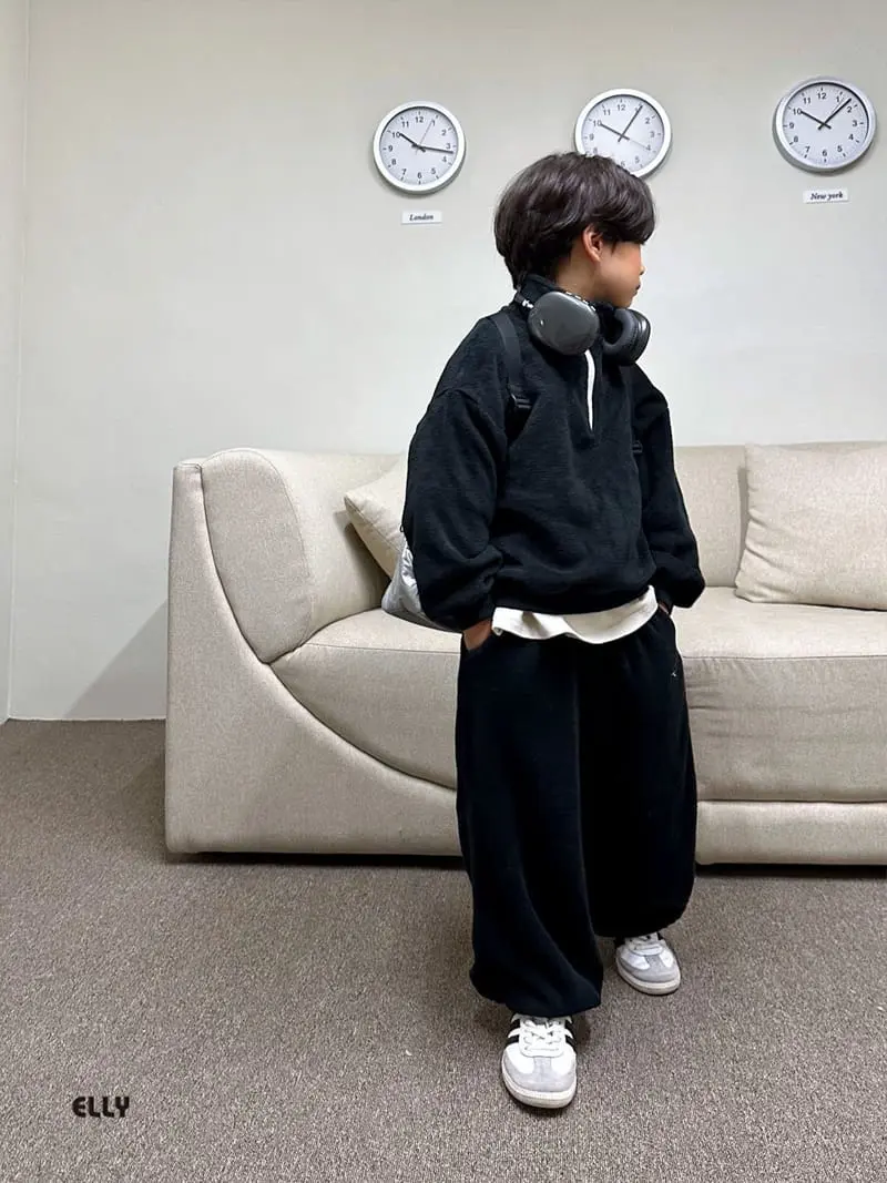 Ellymolly - Korean Children Fashion - #childrensboutique - Hip Star Half Zip-up - 3