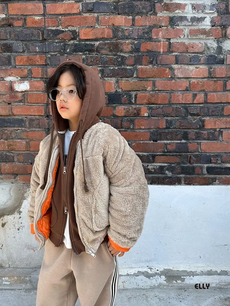 Ellymolly - Korean Children Fashion - #childrensboutique - Cozy Half Moon Hoody Jumper